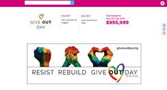 Desktop Screenshot of giveoutday.org