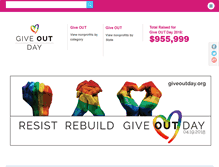 Tablet Screenshot of giveoutday.org